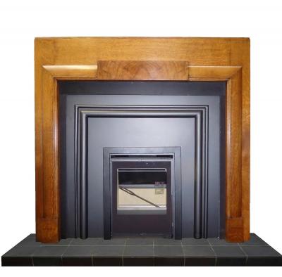 art deco stove surround