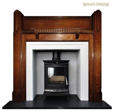 art deco fireplace