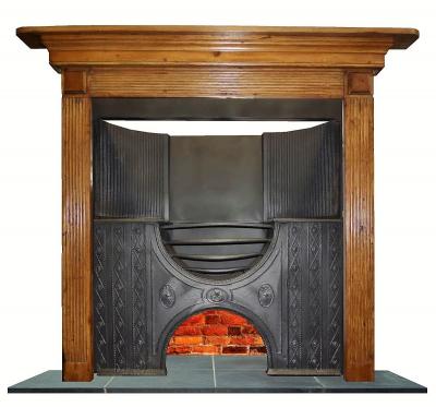 antique wood mantels