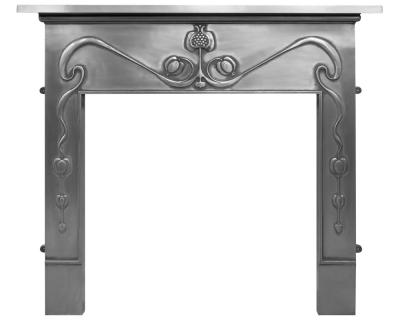 Paris Cast Iron Fireplace Surround - Full Polish