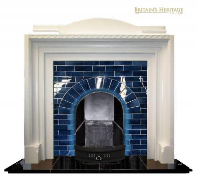 art deco fireplace