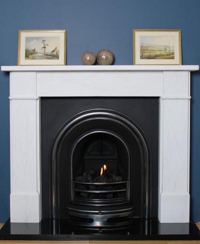 Milton Limestone Fireplace Surround - 54 Inch Shelf