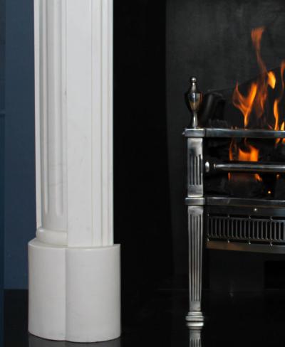 Paris Marble Fireplace Surround - Leg