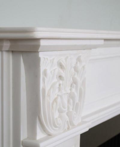 Ritz Marble Fireplace Surround - shelf