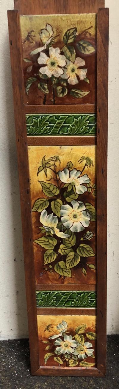 Antique Victorian tile set